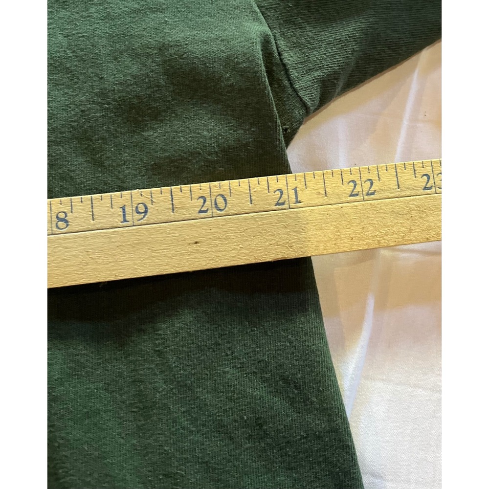 Nirvana Long Sleeve Graphic Tee Mens XL Green Band Photo Smiley Face Sleeves - Picture 5 of 7